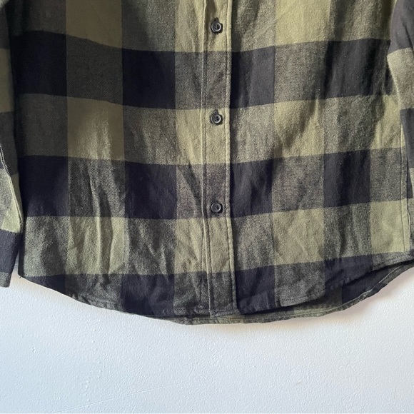 H&M Mens Plaid Button Down Flannel cotton Shirt -X S - Picture 5 of 10